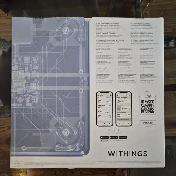 NEW Withings Body Comp Smart Scale – Body Composition + Cardiovascular Readings - Picture 2 of 3